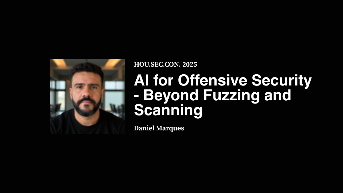 AI for Offensive Security - Beyond Fuzzing and Scanning