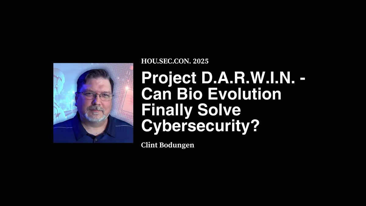 Project D.A.R.W.I.N. - Can Bio Evolution Finally Solve Cybersecurity?