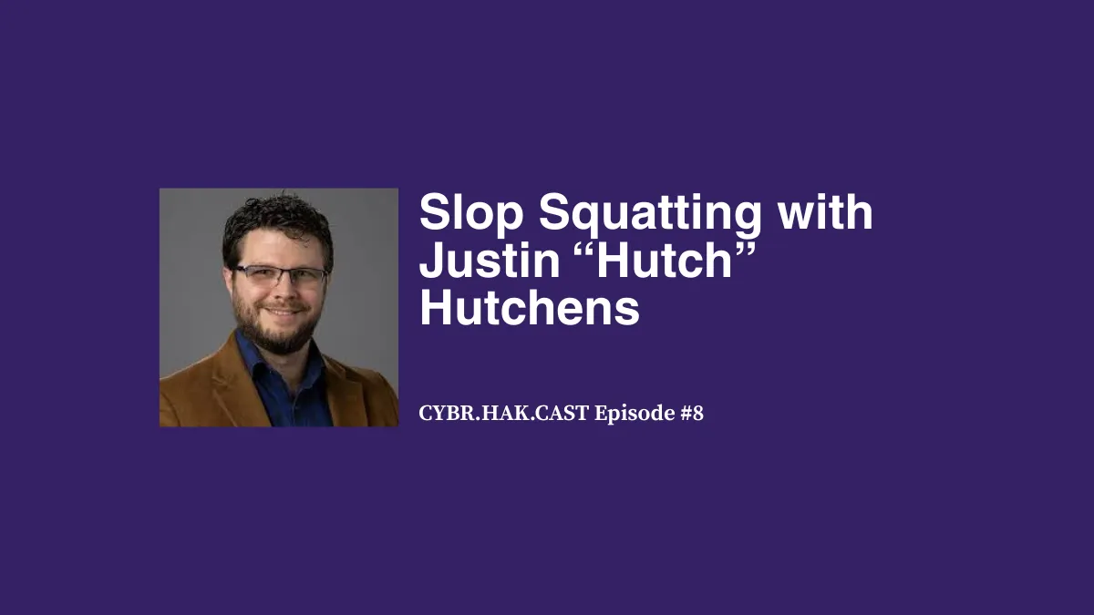 Slop Squatting with Justin "Hutch" Hutchens