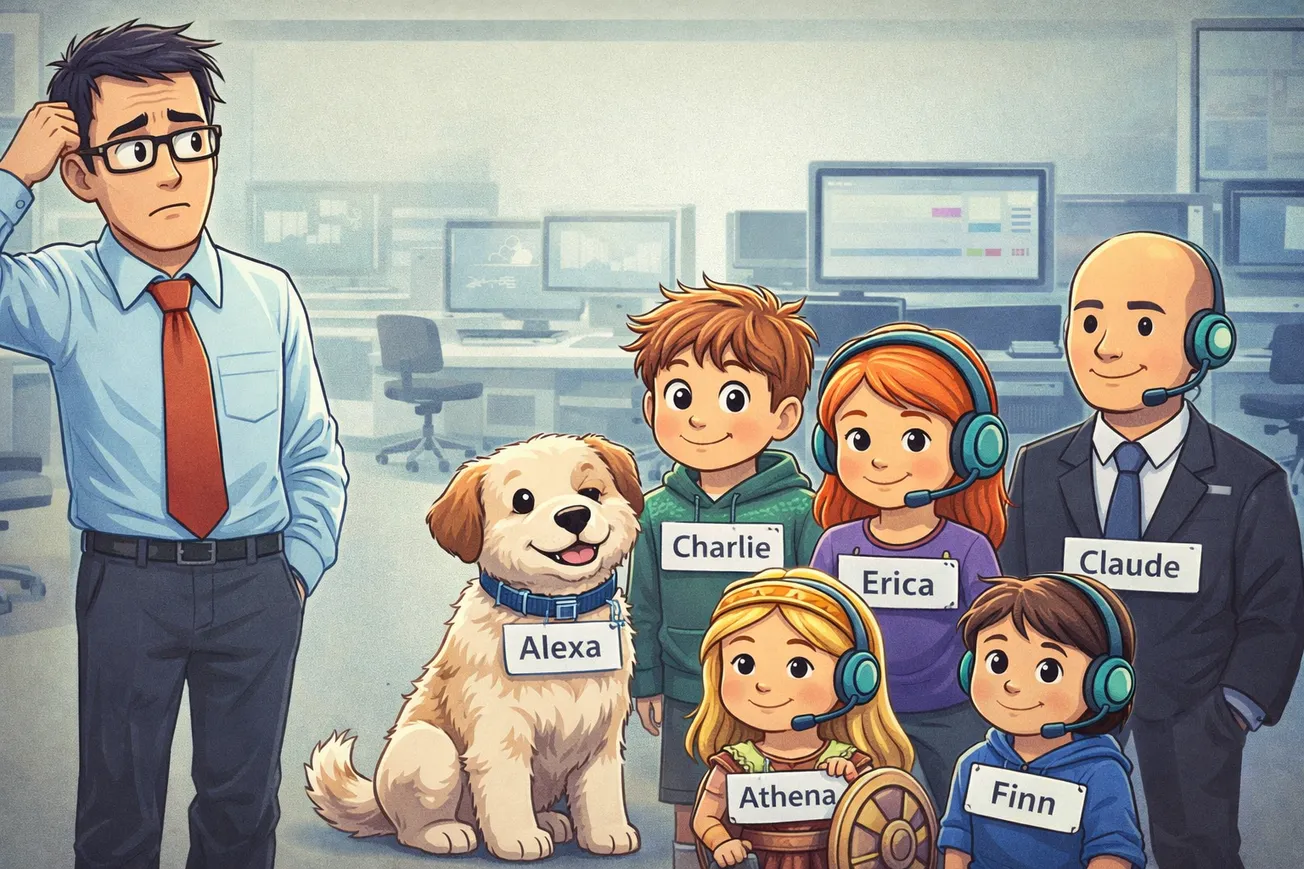 Your agents aren’t your children.   Stop naming them that way.