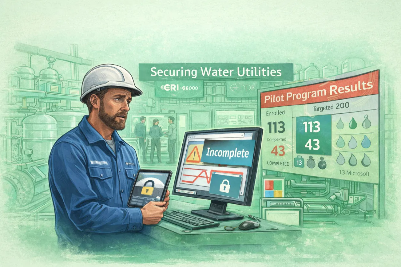 Pilot Program to Boost Water Utility Cybersecurity Falls Short